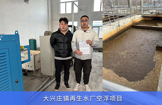 再生水項目使用雷茨空氣懸浮風(fēng)機(jī)