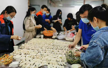 濃情冬至，其樂融融，銳天團隊與客戶共度佳節(jié)